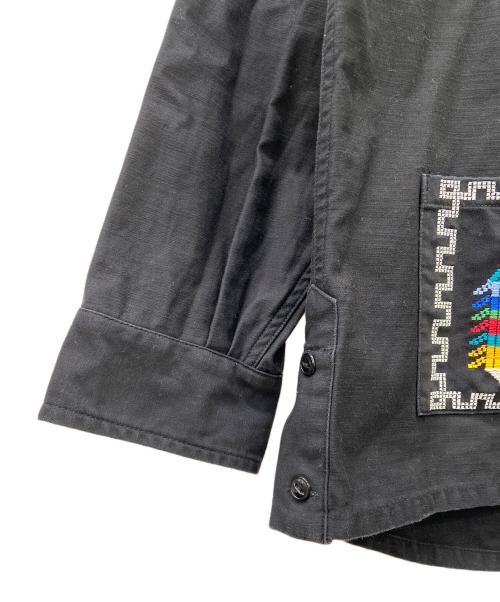 PENNEYS（ペニーズ）penneys (ペニーズ) 長袖シャツ ブラック×ホワイト サイズ:Mの古着・服飾アイテム