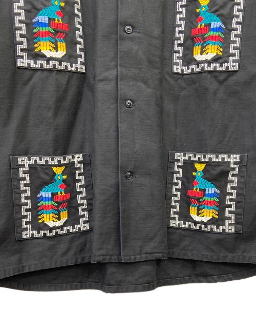 PENNEYS（ペニーズ）penneys (ペニーズ) 長袖シャツ ブラック×ホワイト サイズ:Mの古着・服飾アイテム