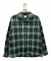 TOWN CRAFT（タウンクラフト）の古着「長袖シャツ」｜グリーン×ネイビー