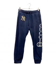 GUCCI（グッチ）の古着「スウェットパンツ」｜ネイビー×ホワイト