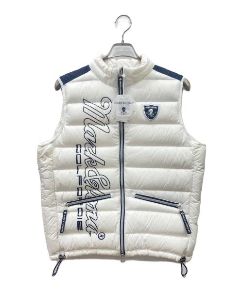 MARK&LONA（マークアンドロナ）MARK&LONA (マークアンドロナ) ゴルフウェア(トップス) ホワイト サイズ:46 未使用品の古着・服飾アイテム