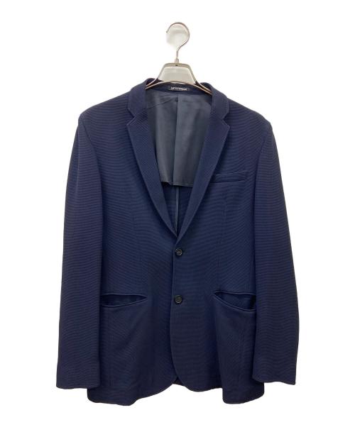 EMPORIO ARMANI（エンポリオアルマーニ）EMPORIO ARMANI (エンポリオアルマーニ) テーラードジャケット ネイビー サイズ:48の古着・服飾アイテム