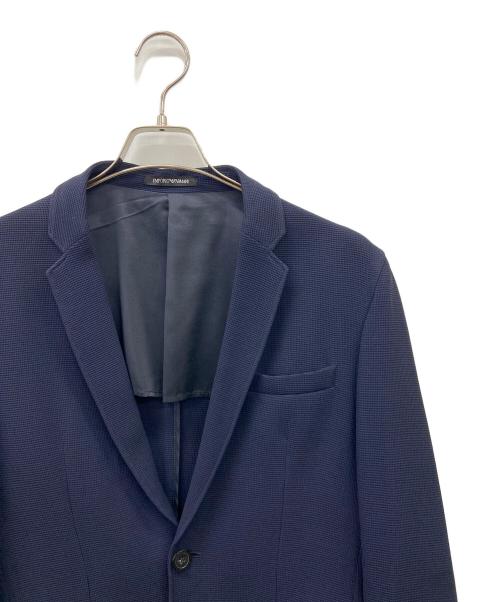 EMPORIO ARMANI（エンポリオアルマーニ）EMPORIO ARMANI (エンポリオアルマーニ) テーラードジャケット ネイビー サイズ:48の古着・服飾アイテム