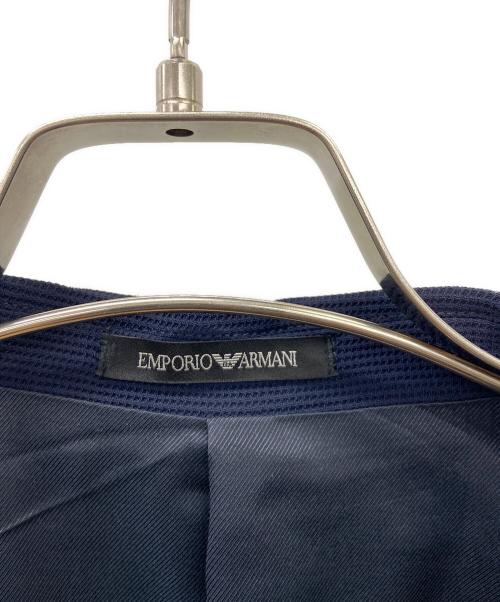 EMPORIO ARMANI（エンポリオアルマーニ）EMPORIO ARMANI (エンポリオアルマーニ) テーラードジャケット ネイビー サイズ:48の古着・服飾アイテム