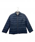 Aquascutumアクアスキュータム）の古着「ダウンジャケット」｜ネイビー