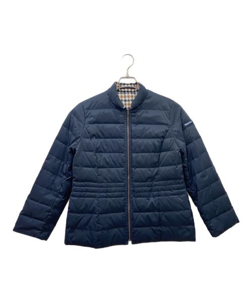 Aquascutum（アクアスキュータム）Aquascutum (アクアスキュータム) ダウンジャケット ネイビー サイズ:8号の古着・服飾アイテム