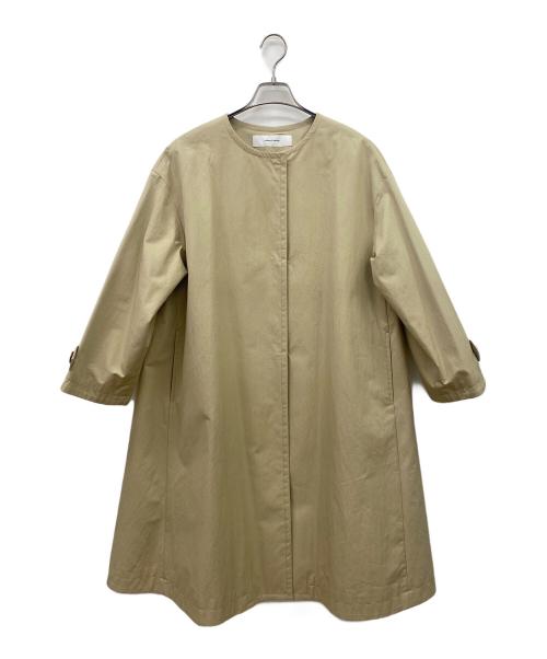 JOURNAL STANDARD（ジャーナルスタンダード）JOURNAL STANDARD (ジャーナルスタンダード) ノーカラーコート ベージュ サイズ:Freeの古着・服飾アイテム