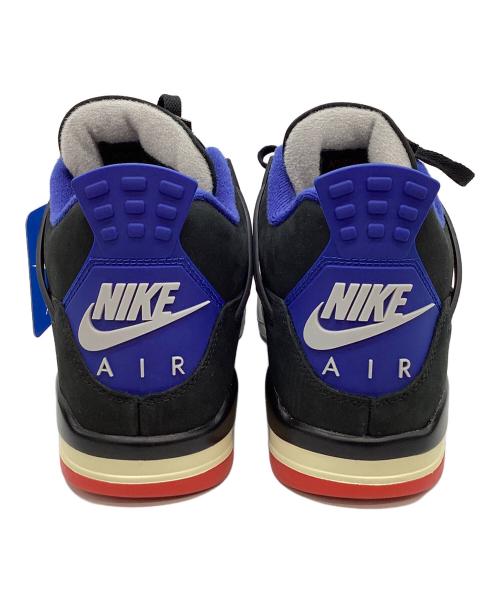 NIKE（ナイキ）NIKE (ナイキ) AIR JORDAN4 Rare Air ブラック×ブルー サイズ:US9.5の古着・服飾アイテム