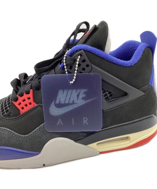 NIKE（ナイキ）NIKE (ナイキ) AIR JORDAN4 Rare Air ブラック×ブルー サイズ:US9.5の古着・服飾アイテム