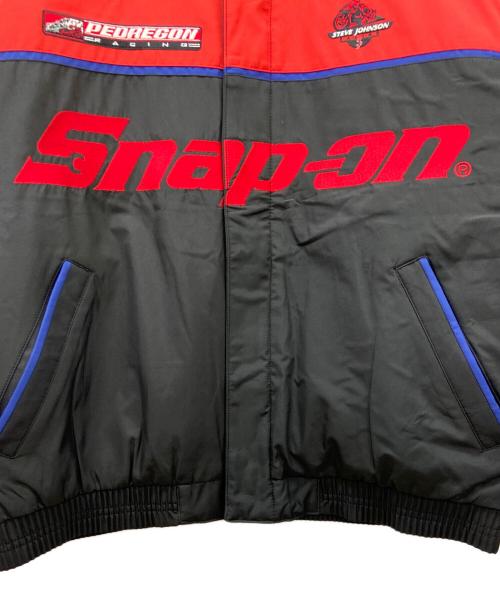 SNAP-ON（スナップオン）SNAP-ON (スナップオン) レーシングジャケット レッド×ブラック サイズ:Mの古着・服飾アイテム