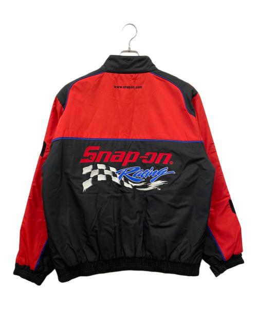 SNAP-ON（スナップオン）SNAP-ON (スナップオン) レーシングジャケット レッド×ブラック サイズ:Mの古着・服飾アイテム