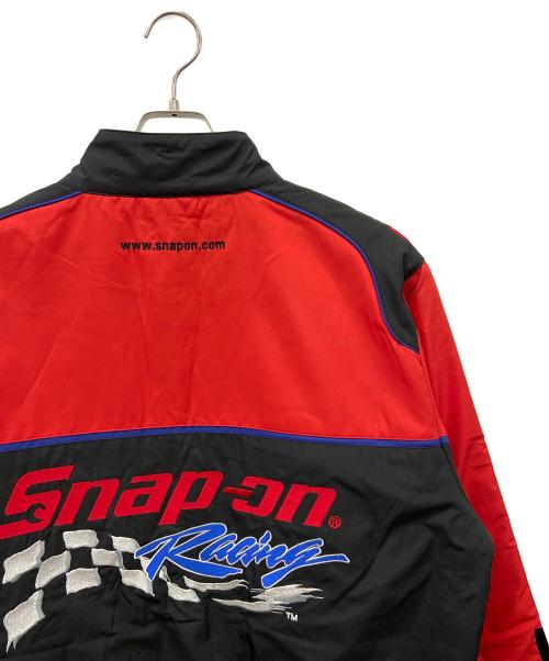 SNAP-ON（スナップオン）SNAP-ON (スナップオン) レーシングジャケット レッド×ブラック サイズ:Mの古着・服飾アイテム
