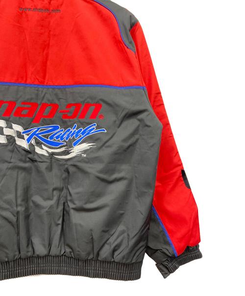 SNAP-ON（スナップオン）SNAP-ON (スナップオン) レーシングジャケット レッド×ブラック サイズ:Mの古着・服飾アイテム