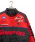 SNAP-ON (スナップオン) レーシングジャケット レッド×ブラック サイズ:M：10000円