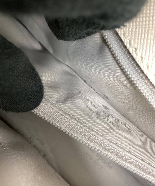 Kate Spade（ケイトスペード）Kate Spade (ケイトスペード) マディソンカラーブロックフラップコンバーチブルクロスボディ グレー×アイボリーの古着・服飾アイテム