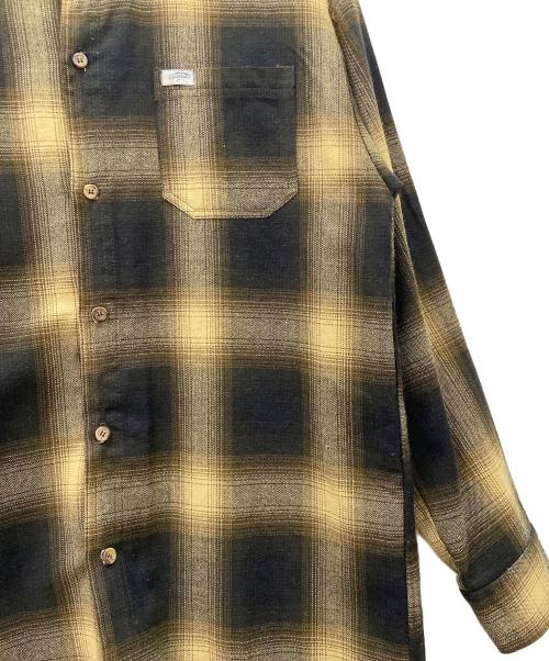 CalTop（キャルトップ）CalTop (キャルトップ) 長袖シャツ ブラック×オレンジ サイズ:Mの古着・服飾アイテム