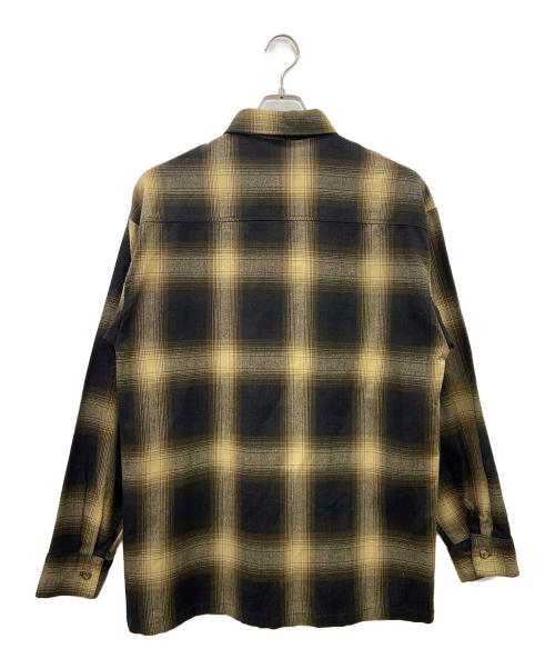 CalTop（キャルトップ）CalTop (キャルトップ) 長袖シャツ ブラック×オレンジ サイズ:Mの古着・服飾アイテム