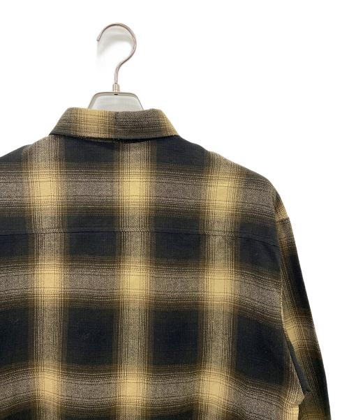 CalTop（キャルトップ）CalTop (キャルトップ) 長袖シャツ ブラック×オレンジ サイズ:Mの古着・服飾アイテム