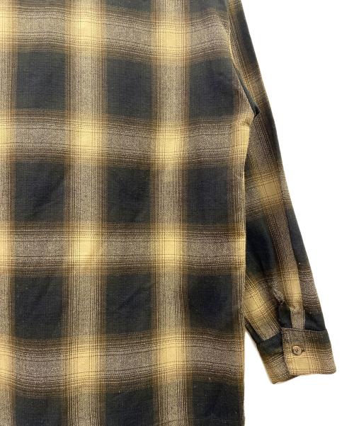 CalTop（キャルトップ）CalTop (キャルトップ) 長袖シャツ ブラック×オレンジ サイズ:Mの古着・服飾アイテム