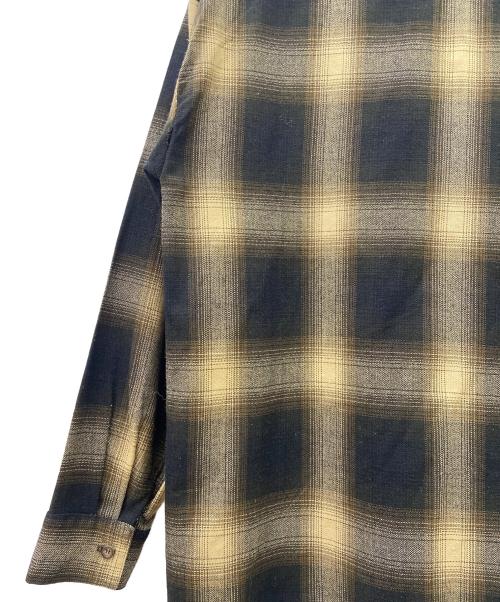 CalTop（キャルトップ）CalTop (キャルトップ) 長袖シャツ ブラック×オレンジ サイズ:Mの古着・服飾アイテム