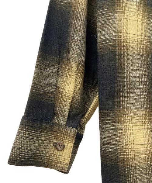 CalTop（キャルトップ）CalTop (キャルトップ) 長袖シャツ ブラック×オレンジ サイズ:Mの古着・服飾アイテム