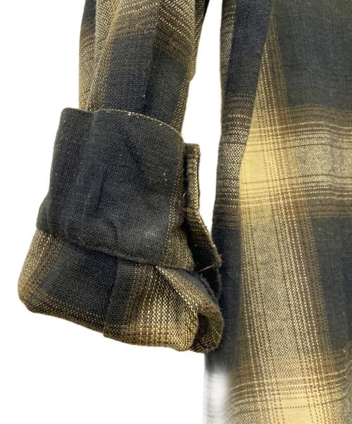 CalTop（キャルトップ）CalTop (キャルトップ) 長袖シャツ ブラック×オレンジ サイズ:Mの古着・服飾アイテム