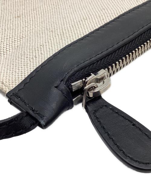 BALENCIAGA（バレンシアガ）BALENCIAGA (バレンシアガ) BALENCIAGA　カバスXS　トートバッグ アイボリー×ブラックの古着・服飾アイテム