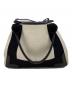 BALENCIAGA (バレンシアガ) BALENCIAGA　カバスXS　トートバッグ アイボリー×ブラック：35000円