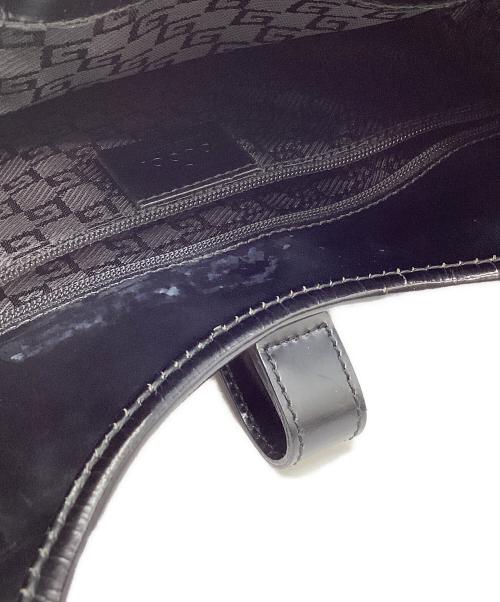 GUCCI（グッチ）GUCCI (グッチ) GUCCI　ジャッキー　ハンドバッグ ベージュ×ブラックの古着・服飾アイテム