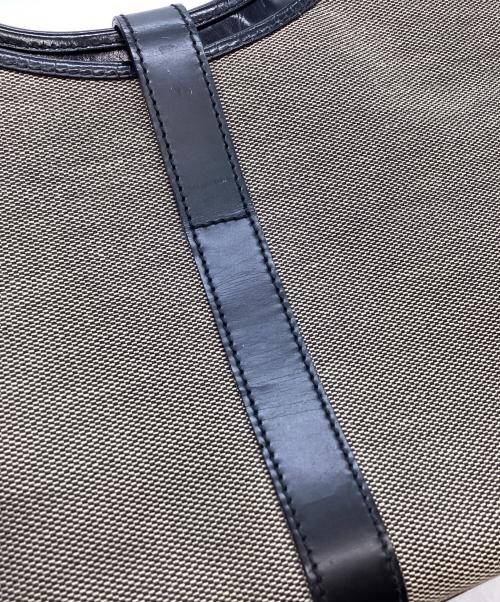 GUCCI（グッチ）GUCCI (グッチ) GUCCI　ジャッキー　ハンドバッグ ベージュ×ブラックの古着・服飾アイテム