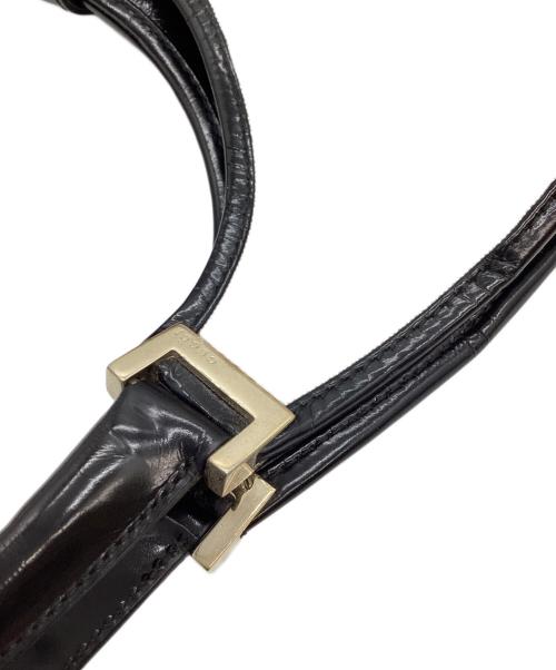 GUCCI（グッチ）GUCCI (グッチ) GUCCI　ジャッキー　ハンドバッグ ベージュ×ブラックの古着・服飾アイテム