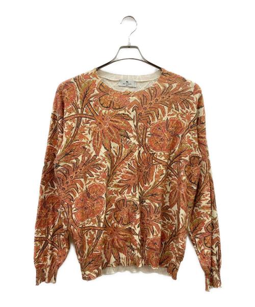 ETRO（エトロ）ETRO (エトロ) 薄手ニット ブラウン サイズ:Mの古着・服飾アイテム