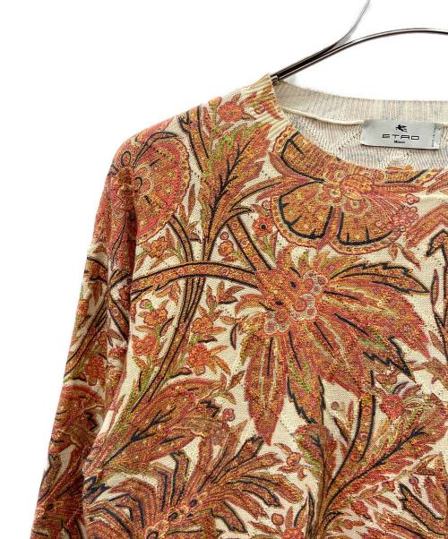 ETRO（エトロ）ETRO (エトロ) 薄手ニット ブラウン サイズ:Mの古着・服飾アイテム