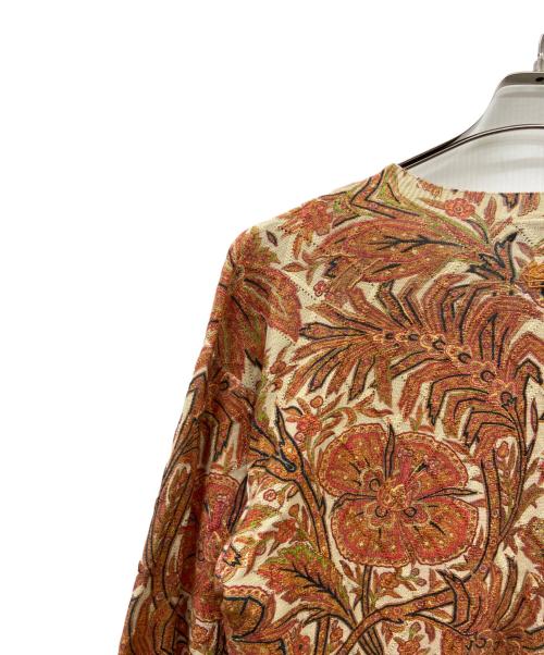 ETRO（エトロ）ETRO (エトロ) 薄手ニット ブラウン サイズ:Mの古着・服飾アイテム