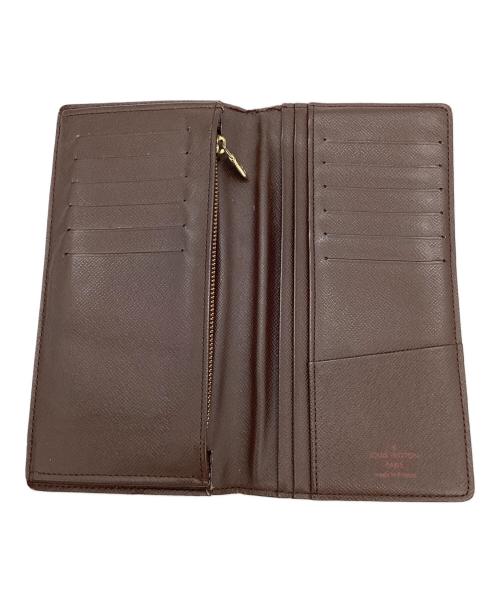 LOUIS VUITTON（ルイ ヴィトン）LOUIS VUITTON (ルイ ヴィトン) LOUIS VUITTON ポルトフォイユ ブラザ 二つ折り長財布 ダミエ エベヌ N60017 ブラウンの古着・服飾アイテム