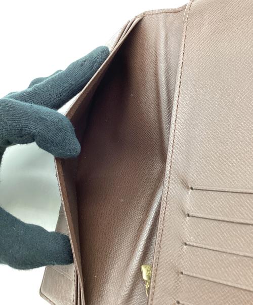 LOUIS VUITTON（ルイ ヴィトン）LOUIS VUITTON (ルイ ヴィトン) LOUIS VUITTON ポルトフォイユ ブラザ 二つ折り長財布 ダミエ エベヌ N60017 ブラウンの古着・服飾アイテム