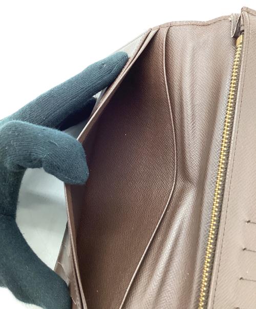 LOUIS VUITTON（ルイ ヴィトン）LOUIS VUITTON (ルイ ヴィトン) LOUIS VUITTON ポルトフォイユ ブラザ 二つ折り長財布 ダミエ エベヌ N60017 ブラウンの古着・服飾アイテム