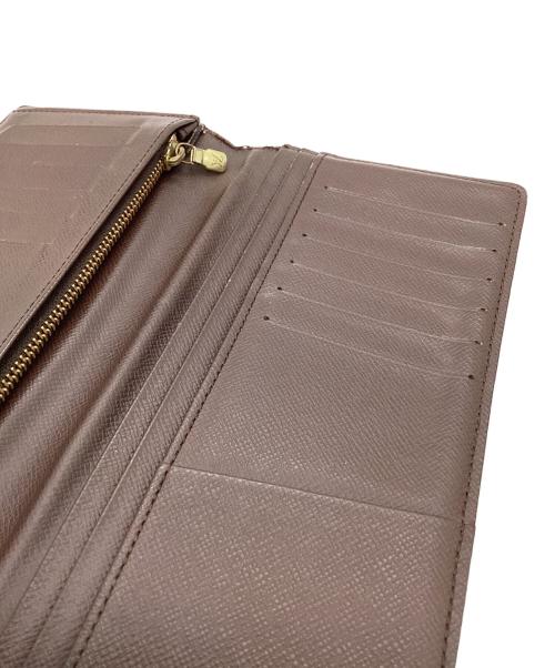 LOUIS VUITTON（ルイ ヴィトン）LOUIS VUITTON (ルイ ヴィトン) LOUIS VUITTON ポルトフォイユ ブラザ 二つ折り長財布 ダミエ エベヌ N60017 ブラウンの古着・服飾アイテム