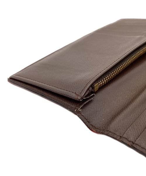 LOUIS VUITTON（ルイ ヴィトン）LOUIS VUITTON (ルイ ヴィトン) LOUIS VUITTON ポルトフォイユ ブラザ 二つ折り長財布 ダミエ エベヌ N60017 ブラウンの古着・服飾アイテム