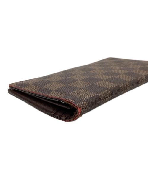 LOUIS VUITTON（ルイ ヴィトン）LOUIS VUITTON (ルイ ヴィトン) LOUIS VUITTON ポルトフォイユ ブラザ 二つ折り長財布 ダミエ エベヌ N60017 ブラウンの古着・服飾アイテム
