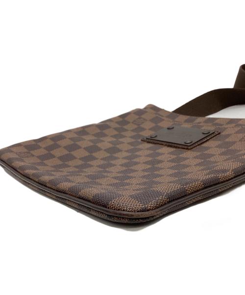 LOUIS VUITTON（ルイ ヴィトン）LOUIS VUITTON (ルイ ヴィトン) ルイヴィトン ダミエ ポシェットプラット ブルックリ N41100 ブラウンの古着・服飾アイテム