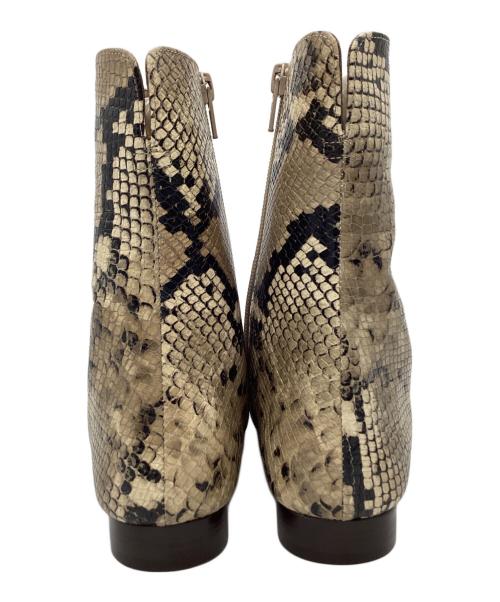 Odette e Odile（オデットエオディール）Odette e Odile (オデットエオディール) Odette e Odile　センターシームソフトショートブーツ ベージュ×ブラック サイズ:23cmの古着・服飾アイテム