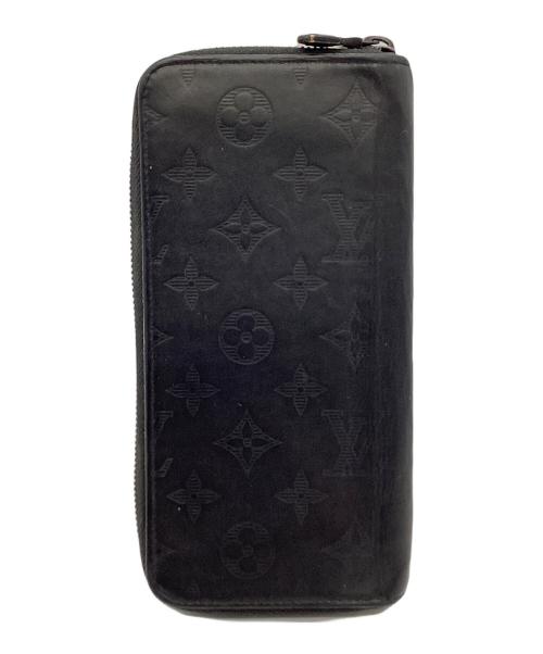 LOUIS VUITTON（ルイ ヴィトン）LOUIS VUITTON (ルイ ヴィトン) ジッピーウォレット・ヴェルティカル 長財布 モノグラム・シャドウ ブラックの古着・服飾アイテム