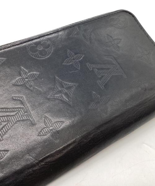 LOUIS VUITTON（ルイ ヴィトン）LOUIS VUITTON (ルイ ヴィトン) ジッピーウォレット・ヴェルティカル 長財布 モノグラム・シャドウ ブラックの古着・服飾アイテム