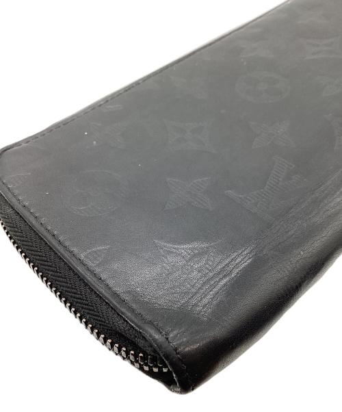 LOUIS VUITTON（ルイ ヴィトン）LOUIS VUITTON (ルイ ヴィトン) ジッピーウォレット・ヴェルティカル 長財布 モノグラム・シャドウ ブラックの古着・服飾アイテム