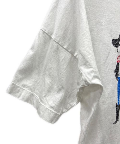 DSQUARED2（ディースクエアード）DSQUARED2 (ディースクエアード) プリントTシャツ ホワイト×レッド サイズ:xxsの古着・服飾アイテム