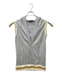 GUCCI（グッチ）の古着「フードベスト」｜グレー