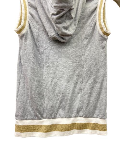 GUCCI（グッチ）GUCCI (グッチ) フードベスト グレー サイズ:Ｓの古着・服飾アイテム