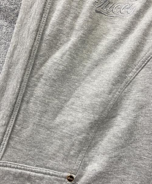 GUCCI（グッチ）GUCCI (グッチ) フードベスト グレー サイズ:Ｓの古着・服飾アイテム