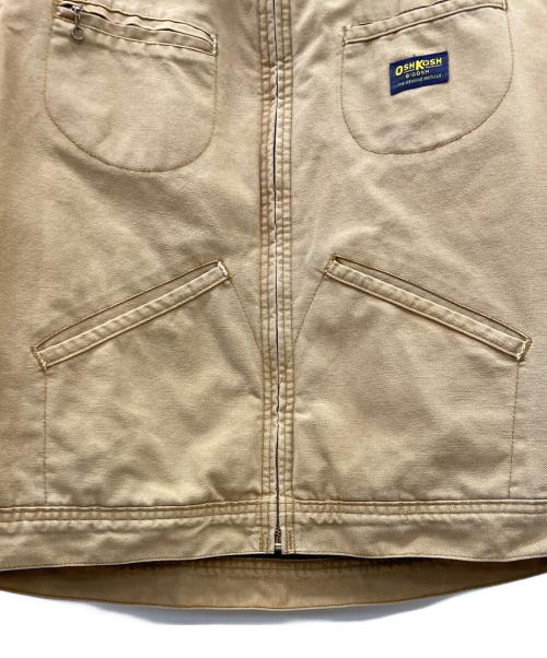 OSH KOSH B'gosh（オシュコシュ ビゴッシュ）OSH KOSH B'gosh (オシュコシュ ビゴッシュ) ワークジャケット ベージュ サイズ:40Rの古着・服飾アイテム